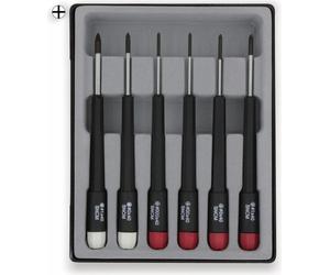 Donau Elektronik Electrical & precision engineering Screwdriver set 6-piece Phillips, Pozidriv