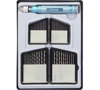 Donau Elektronik HSS250 HSS Jeu de forets pour le métal 0.3 mm, 0.4 mm, 0.5 mm, 0.6 mm, 0.8 mm, 0.9 mm, 1 mm, 1.1 mm, 1.2 mm, 1.3