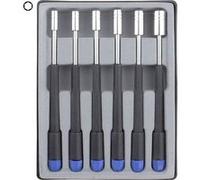 Donau Elektronik Tournevis 6 pièces 6 pans extérieurs pour électronique et mécanique de précision