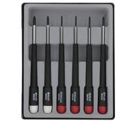 Donau Elektronik - Jeu de 6 tournevis cruciformes Phillips/Pozidriv pour électronique et mécanique