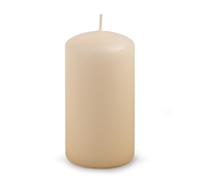 DONAU HOME 1 bougie pilier classique, crème, beige/1 pièce, diamètre : 7 cm, non parfumée, pour décoration, durée de combustion 49 heures, bougie décorative, bougie de cire, de table, autel