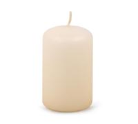 DONAU HOME - 1 bougie pilier classique - Crème - Beige - Diamètre : 5 cm - Non parfumées - Pour décoration dans le salon, la salle de bain - Durée de combustion : 30 heures - Bougies décoratives -