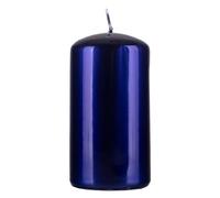 DONAU HOME Aurora Bougie colonne en paraffine 60 x 115 mm Cobalt Bougie pilier décorative Durée de combustion 38 heures