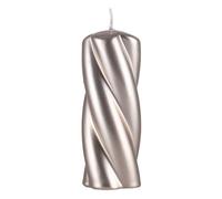 DONAU HOME Bougie colonne Laval/bougie paraffine, 50 x 130 mm, champagne, non parfumée, pour décoration, durée de combustion 49 heures/bougie décorative en cire, 1 pièce