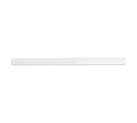 DONAU Lot de 10 rails de serrage universels DIN A4 / 4 mm pour environ 40 feuilles/bornier pour bandes brise-vue/clips de fixation/plastique PVC/blanc