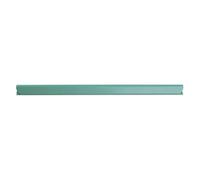 DONAU Lot de 10 réglettes clipsables universelles DIN A4 6 mm pour environ 60 feuilles - Barre de serrage pour bandes brise-vue - Clips de fixation - Plastique PVC - Vert