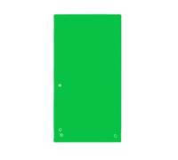 Donau Lot de 100 intercalaires 1/3 A4 en carton recyclé 190 g/m² 4 perforés 23,5 x 10,5 cm Fabriqué en UE