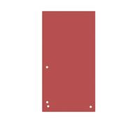 DONAU Lot de 100 intercalaires 1/3 A4 en carton recyclé 190 g/m² 4 trous 23,5 x 10,5 cm Fabriqué en UE
