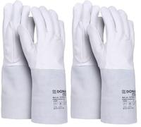 DONAU SAFETY Gants de soudeur en cuir pleine fleur de chèvre pour soudage TIG - Taille 9-1 paire - Doux et agréables - Gants de travail en cuir - Gants de protection