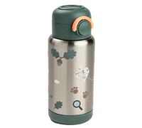 Done By Deer - Gourde à paille isotherme Tiny trails 340 ml Vert