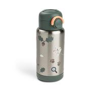 Done By Deer - Gourde à paille isotherme Tiny trails 340 ml Vert