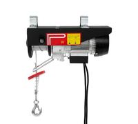 Donened Treuil électrique 220 V, 125 kg à 250 kg Hauteur de levage 18 m, treuil 550 W, vitesse de levage 9 m/min avec télécommande sans fil, palan à chaîne