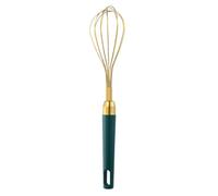DONFAMDS Batteur à Œufs Manuel Multifonction en Acier Inoxydable 304 Vert, Portable et Facile à Utiliser, Pâtisserie Cuisine Professionnelle Réutilisable