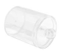 DONFAMDS Boîte à Ronde en Transparent, Rangement Élégant et Propre, Protège des Poussières pour Salle de Bain ou Maquillage