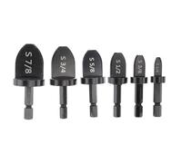 DONFAMDS Jeu de 6 Outils D’évasement en Acier pour Tubes de Climatisation, Emboutissage Précis, Manche Hexagonal, Kit Compact pour Réparation et Entretien de Tuyaux de Conditionnement