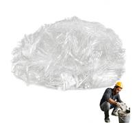 DONFORTLY Fibres de Verre 1 kg 6 mm pour Béton et Ciment - Fibres de Renforcement Anti Fissures pour Mortier, Béton, Résine Époxy et Construction Étanche Haute Résistance