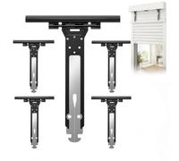 DONFORTLY Lot de 6 Attache Souple Volet Roulant - Ressort de Suspension en Acier et Nylon 155mm Universel pour Fixation Lame - Compatible Somfy et Volet Électrique, Manuel, Solaire