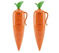 Dongcill Lot de 2 Stylo Carotte Enregistreur Vocal,Stylo Carotte,Stylos à Bille de Carottes,Stylos Carottes écriture et Enregistrement Vocal,Cadeaux Amusants et Créatifs