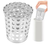 Dongcill Protection Contre Les Feuilles gouttière | filtre descente acier inoxydable,protection tuyau de descente gouttière pour évacuation toit plat, filtre à eau pluie,tamis