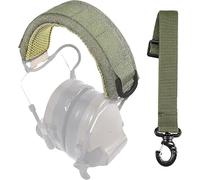 DONGKER Housse de casque tactique modulaire avec anneau en D pour cache-oreilles et microphone