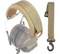 DONGKER Housse de casque tactique modulaire avec anneau en D pour cache-oreilles et microphone