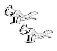 DONGKER Outil Casse-Noisette,1/2 PCS Casse Noix en Forme D'écureuil,Casse-Noisette en Alliage de Zinc,avec Poignée Antidérapante et Fond Antidérapant,pour Casser Toutes Les Noix