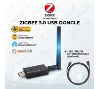 Dongle USB Zigbee 3.0 CC2652P, routeur coordinateur sans fil, antenne, passerelle, hub pour Home Assistant, Zigbee2MQTT, Z2M, OpenHAB Kit(1M)