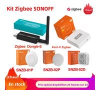 Dongle USB Zigbee 3.0 SONOFF Plus, passerelle Zigbee universelle, hub de maison intelligente, pont Zigbee SNZB01P SNZB02P SNZB02D, capteur Zigbee