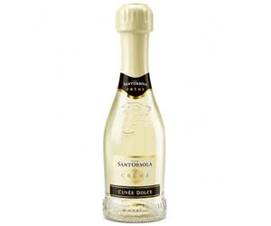 Doni Bomboniere 1 pièce Mini bouteille moussante 200 ml Bonbonnière élégante pour mariage, baptême, communion, confirmation, remise de diplôme, anniversaire, cadeau pour invités, cérémonies, fêtes