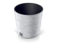 Prosperplast Pot de fleurs FURU - réserve d'eau 7,5 L blanc