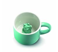 DONKEY MANEKI NEKO Lucky Mug Turquoise | Tasse avec chat angulaire Lucky Cat Tasse à café en turquoise