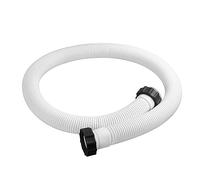 Donkivvy Tuyau de pompe de piscine de 3,8 cm de diamètre pour pompes filtrantes pour Intex, tuyau de piscine de 150 cm et écrous pour piscines hors sol pour Intex et piscines à parois souples