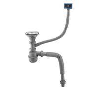 Doodlream Égouttoir d'évier de cuisine à cuve unique, tuyau flexible extensible de 27,9 à 101,6 cm