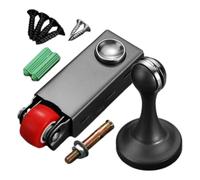 Door Magnetic Closure - Stopper With Glide Catcher & Bottom Wheel Set | Features A Strong Magnetic Catch Paired With A Smooth-glide Bottom Wheel To Hold Doors Securely In Place Without Slamming.
