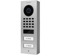 DoorBird D1102V IP Vid. Porte de la. V2A nobles. 2 boutons d'appel en saillie
