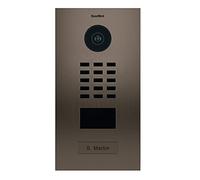 Doorbird - D2101BV-V2-EA - Portier vidéo IP 1 Sonnette avec Lecteur de Badge RFID Bronze - Encastrable