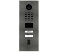DoorBird D2102FV Interphone vidéo IP Ethernet Station extérieure acier inoxydable, oxyde de fer micacé (satiné)