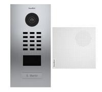 DoorBird - KIT D2101V + A1061W - portier vidéo IP Lecteur de Badge RFID + Carillon Argent