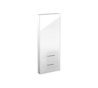 DOORLINE 150700 Slim Station de portière pour interphone de portière Extensible 230 V Blanc 220 x 85 x 21 mm