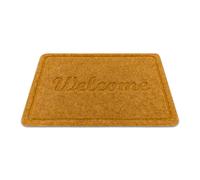 Doormate anti-deslizamento WELCOME 1208 exterior interior em - noix de coco 40x60 cm