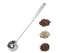 Doosu Cuillère Doseuse Café à Long Manche, Acier Inoxydable 18/8, 25cm/15ml | Extra Longue Measuring spoon à Epices en Métal, pour Café Moulu Espresso poudre de protéine thé, 1 Cuillère à Soupe/15 gramme