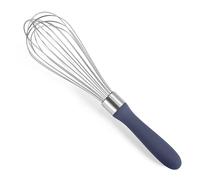 Doosu Fouet Cuisine Métal, Acier Inoxydable 18/8 Manuel, 28cm/8 Fils, Bleu | Medium Antiadhésif Professionnel, Ballon Whisk Rond pour Pâtisserie et Cuisson, Passe au Lave-Vaisselle, Robuste et Solide