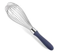 Doosu Fouet Cuisine Métal, Acier Inoxydable 18/8 Manuel, 30cm/12 Fils, Bleu | Ballon Large Big Robuste Professional, Whisk à Main Solide Antidérapant, Résistant Chaleur, Mélanger et Remuer la Pâte