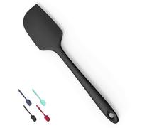 Doosu Spatule Silicone de Pâtisserie, Résistante à 315°C, 28.9cm, Noir | Grattoir Maryse Cuisine professionnel, tartiner souple, plate dur à racler, flexipan qualité alimentaire sans BPA pour gâteau