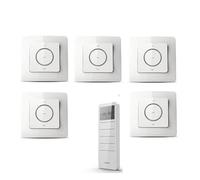 dooya Pack Centralisation Volet Roulant Filaire 5 Canaux 12V Pile Alimenté Filaire et Sans fil