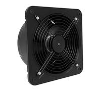 DOPBENT Ventilateur extracteur mural d'extérieur 30 cm, noir, 220 V, 30 cm, industriel, avec câblage fixe, ventilateur pour atelier, garage, cuisine, serre et espaces commerciaux