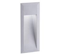 Dopo Lighting - Applique encastrée BELVEDERE - aluminium - LED SMD 3W - 200lm - 3K - IP54 - gris