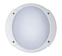 Dopo Lighting- Applique murale MIR (ø27 cm), usage extérieur IP65, l'applique murale extérieure en polyamide avec un diffuseur en polycarbonate opale pour balcons, terrasses et façades, E27 23 W,