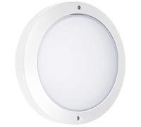 Dopo Lighting-Applique murale PAMPERO (ø27cm)-E27 11W-aluminium-rond-IP65-blanc