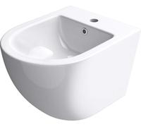 doporro Bidet Suspendu Blanc Assorti au WC Bidet Mural en Céramique pour Salle de Bains 36x48,5x36cm Düren179n